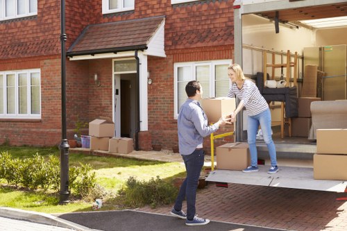 House removals team planning a move in Richmond upon Thames