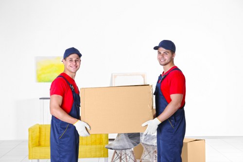 House movers working on a residential move in Richmond upon Thames