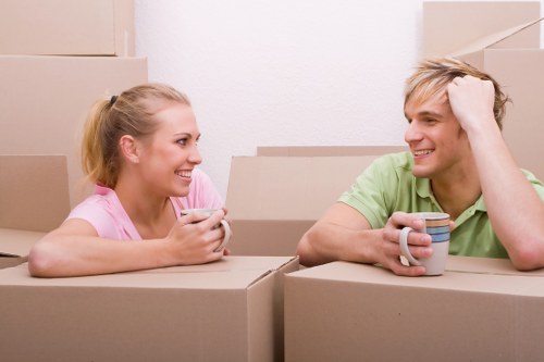 Customer reviewing removal booking details and quotation