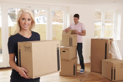 Moving truck loading for a local home or office move in Richmond upon Thames