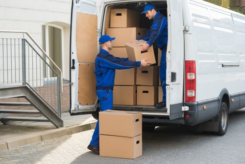 Removal van ready for a local move in Richmond upon Thames