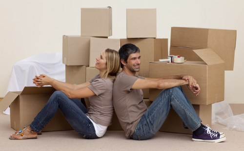 Analytics cookies and performance monitoring on a moving company website